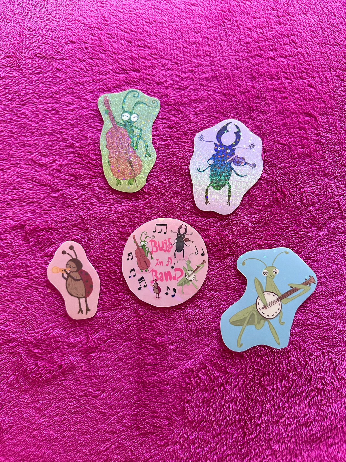Bug Band Sticker Pack