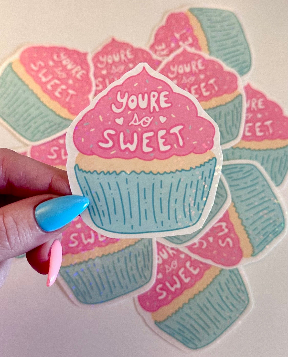 You’re So Sweet Cupcake Sticker