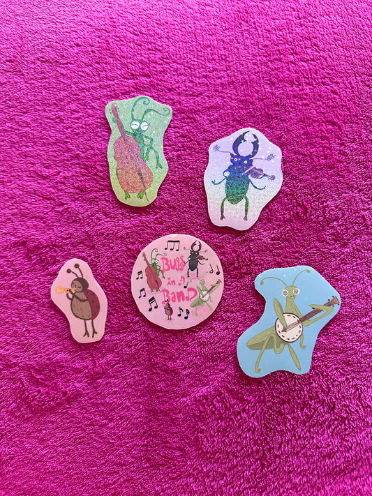Bug Band Sticker Pack