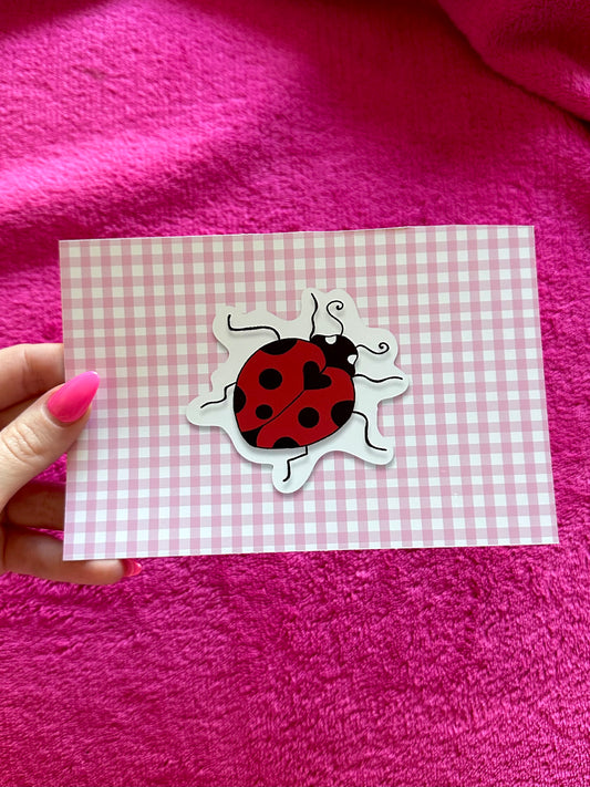 Ladybug Postcard