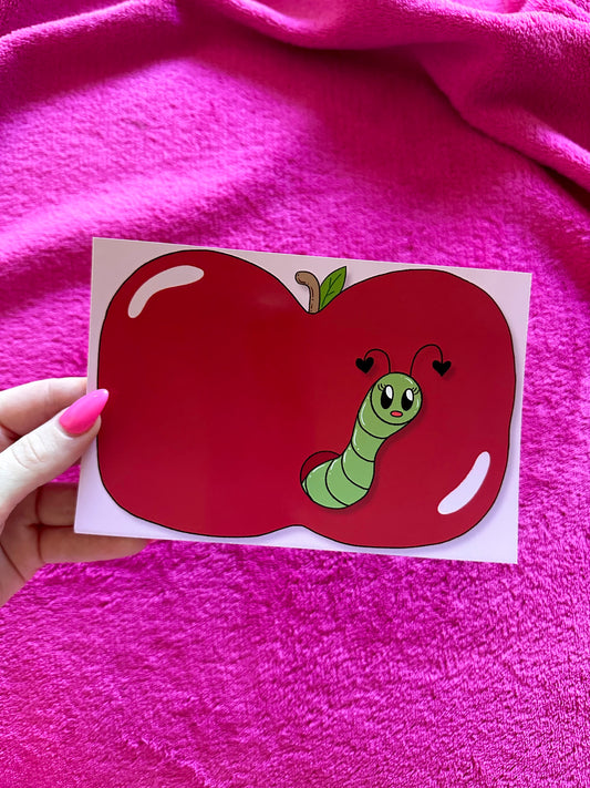 Apple Postcard